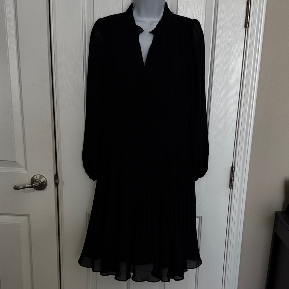 Ann Taylor Black Long Sleeve Dress